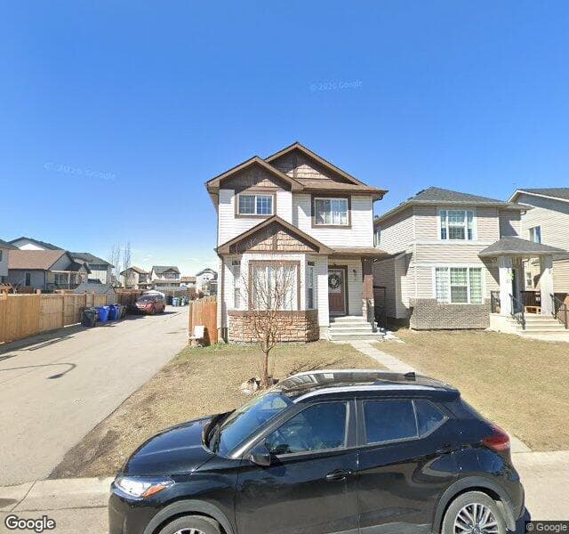 Street view of 84 Saddlebrook Landing NE, Calgary