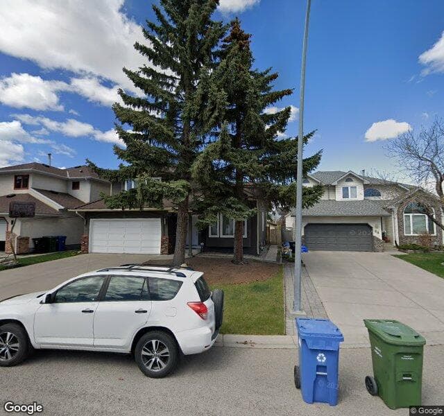 Street view of 92 Hawktree Green NW, Calgary