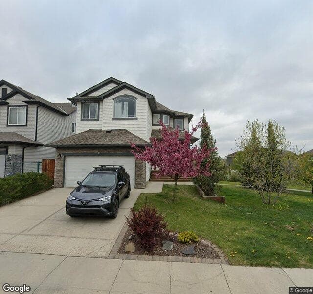 Street view of 98 Everhollow Rise SW, Calgary