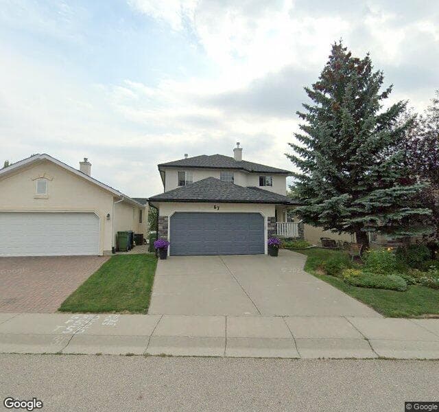 Street view of 67 Scimitar Point NW, Calgary