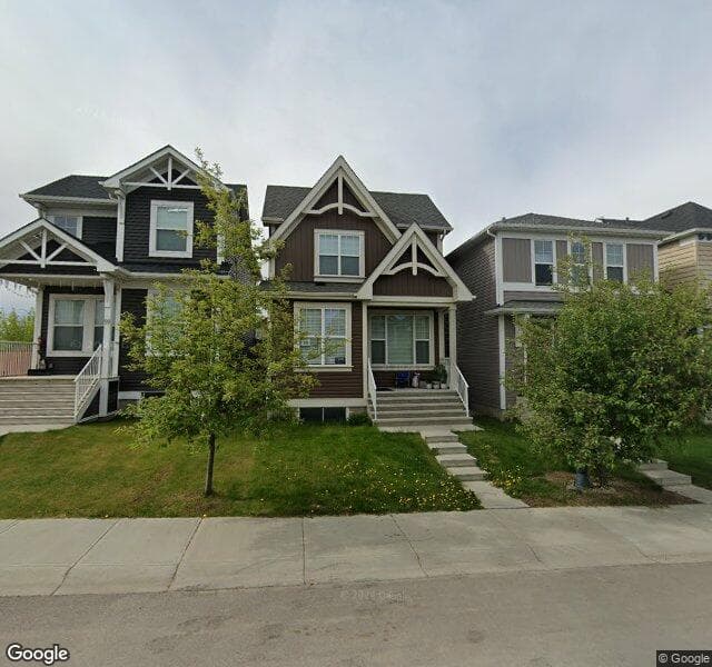 Street view of 55 Auburn Meadows Gardens SE, Calgary