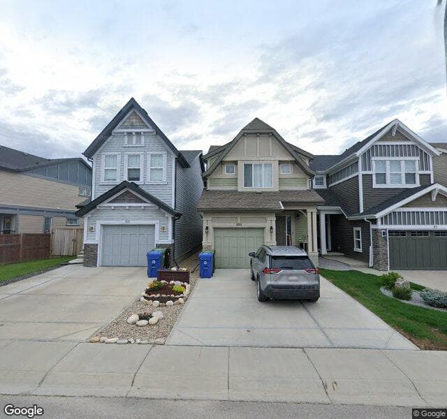 Street view of 101 Chaparral Valley Crescent SE, Calgary