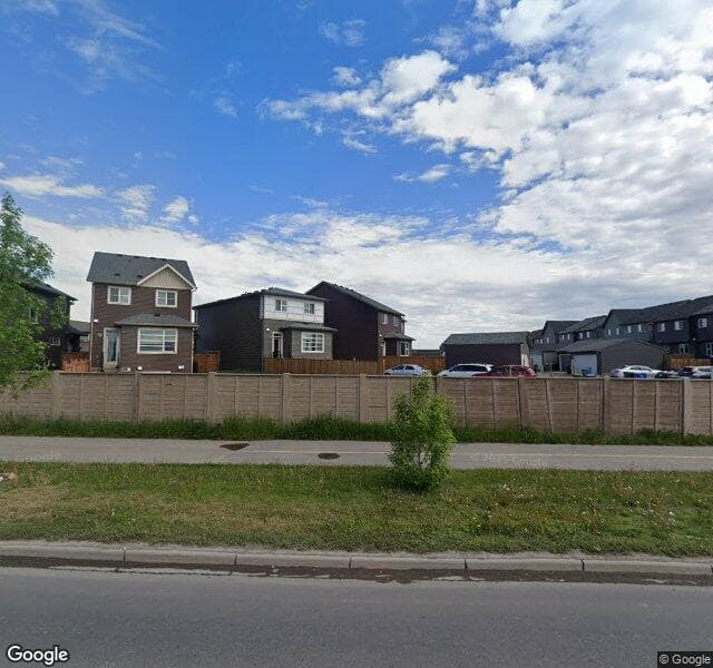 Street view of 52 Savanna Lane NE, Calgary