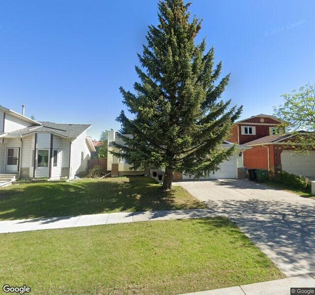 Street view of 4988 Edgepark Drive NW, Calgary