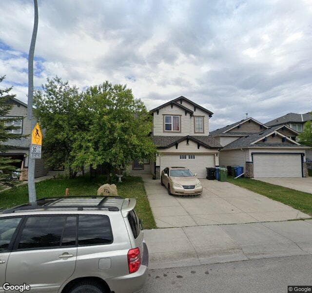 Street view of 174 Panamount Street NW, Calgary