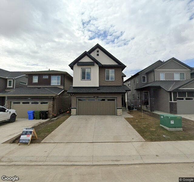 Street view of 83 Lewiston View NE, Calgary