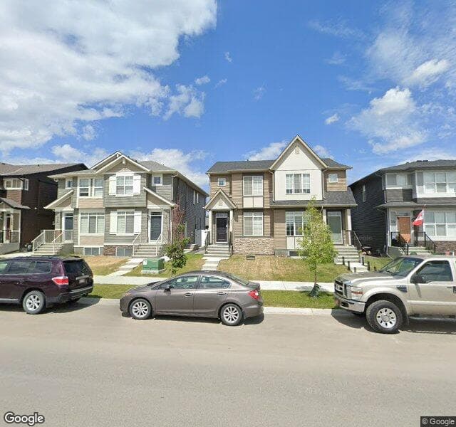 Street view of 257 Creekside Boulevard SW, Calgary