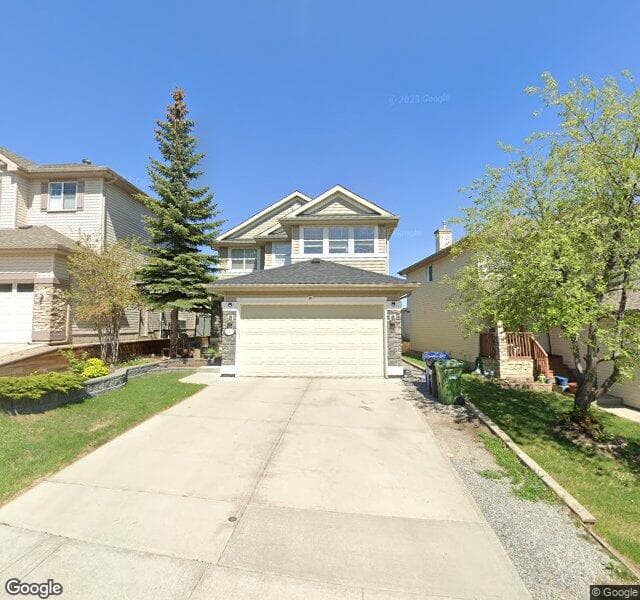 Street view of 250 Panamount Court NW, Calgary