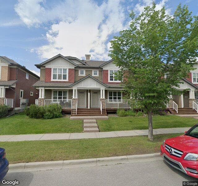 Street view of 127 Chaparral Valley Drive SE, Calgary