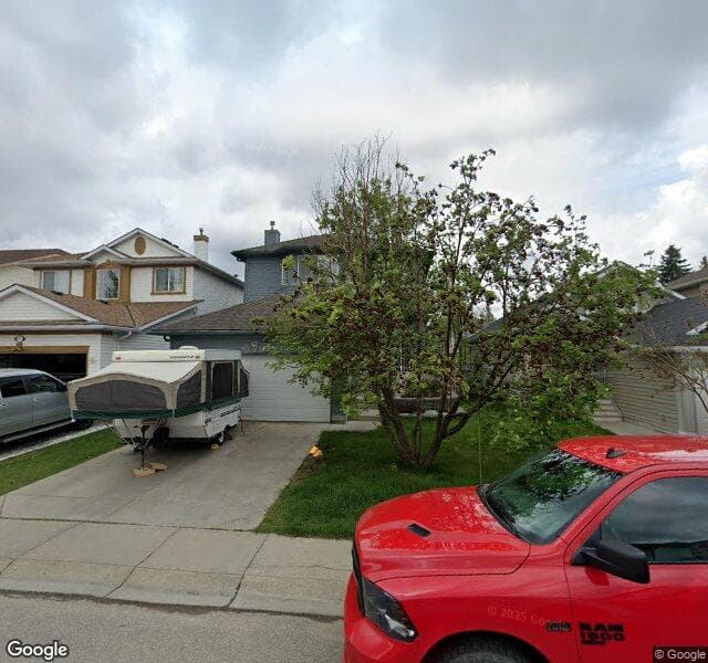 Street view of 47 Bridlecreek Gate SW, Calgary