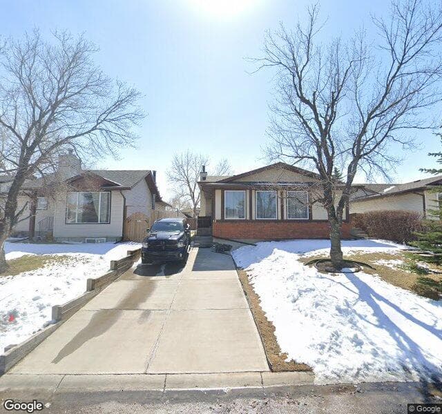 Street view of 43 Castlebrook Road NE, Calgary