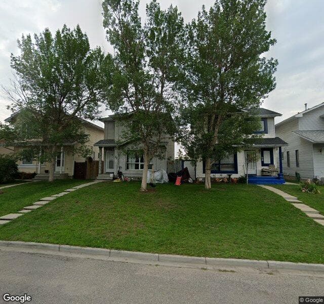Street view of 72 Erin Green Way SE, Calgary