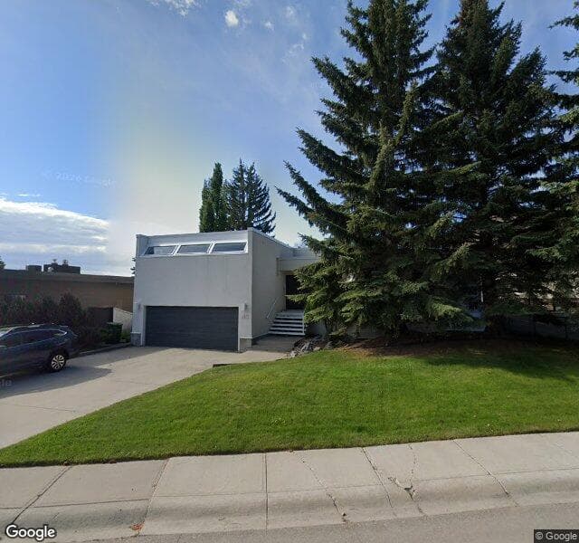 Street view of 48 Coleridge Crescent NW, Calgary