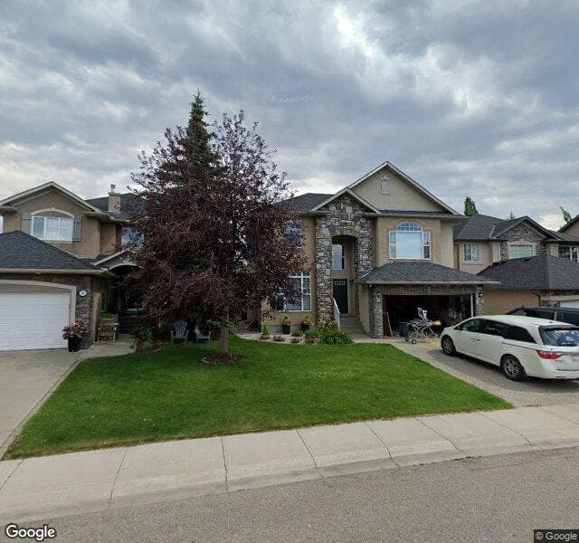 Street view of 22 Strathlea Grove SW, Calgary
