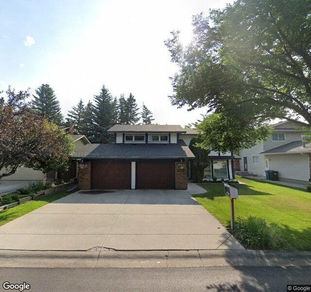 Street view of 880 Woodpark Way SW, Calgary
