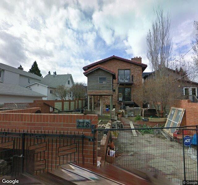 Street view of 218 25 Avenue NE, Calgary