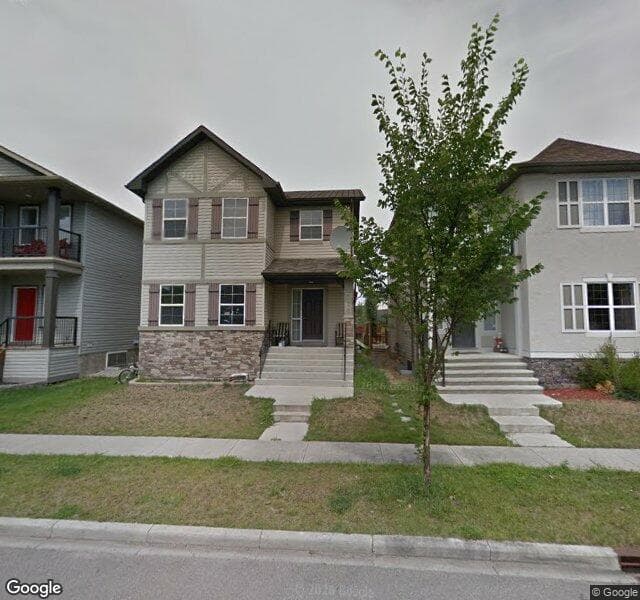 Street view of 222 Elgin Manor SE, Calgary