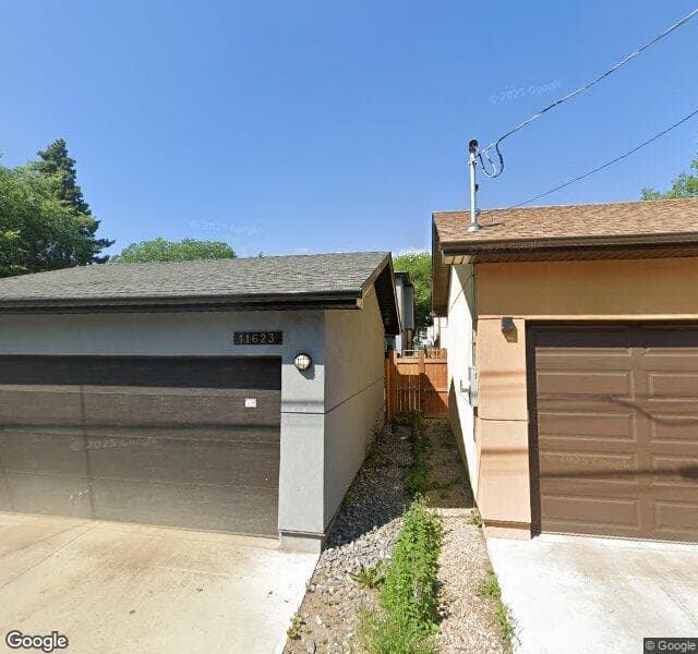 Street view of 11623 126 Street NW, Edmonton