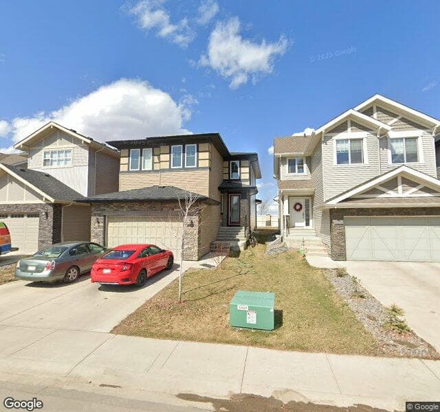Street view of 15840 10 Avenue SW, Edmonton