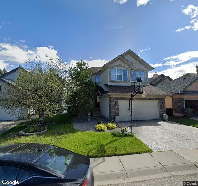 Street view of 147 Cranwell Close SE, Calgary
