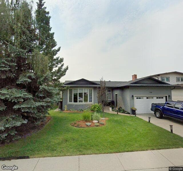 Street view of 124 Silver Ridge Rise NW, Calgary