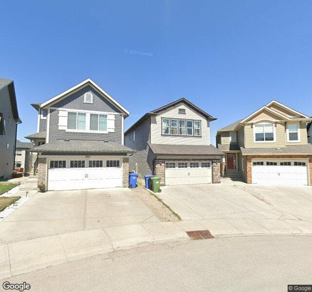 Street view of 195 Sage Valley Green NW, Calgary