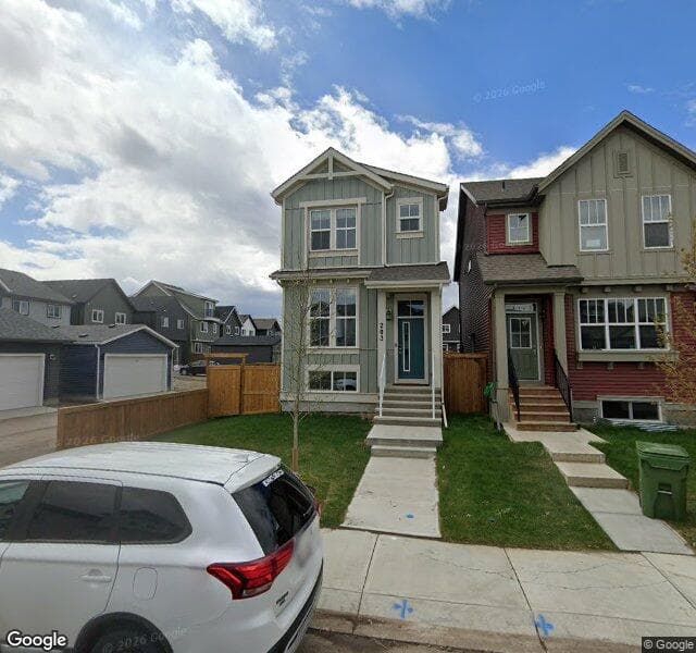 Street view of 203 Savoy Landing SE, Calgary
