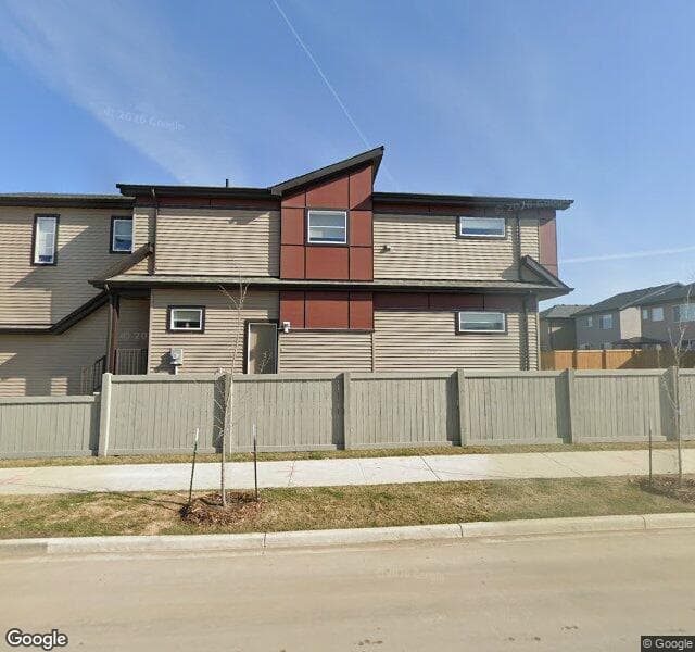 Street view of 17407 3 Street NW, Edmonton