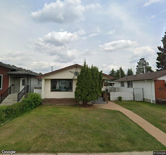 Street view of 13315 71 Street NW, Edmonton