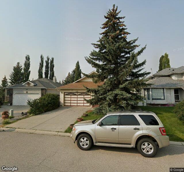 Street view of 116 Scanlon Green NW, Calgary