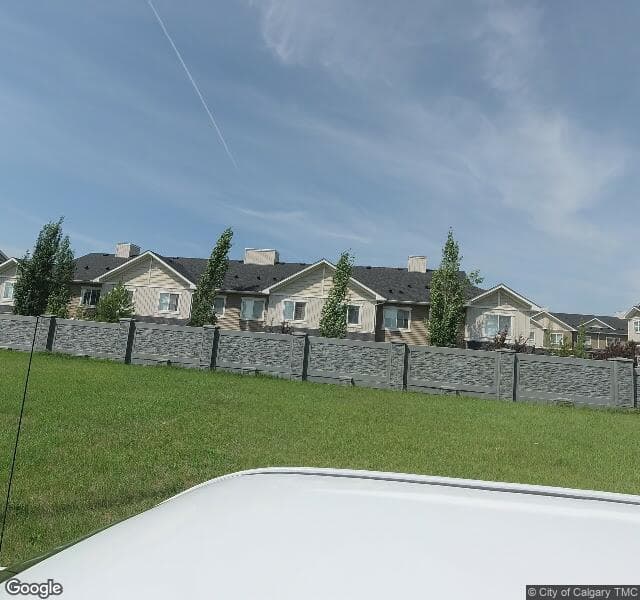 Street view of 606 Skyview Ranch Grove NE, Calgary