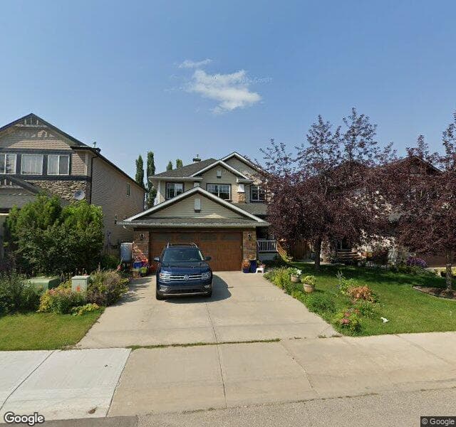 Street view of 127 Crestmont Drive SW, Calgary