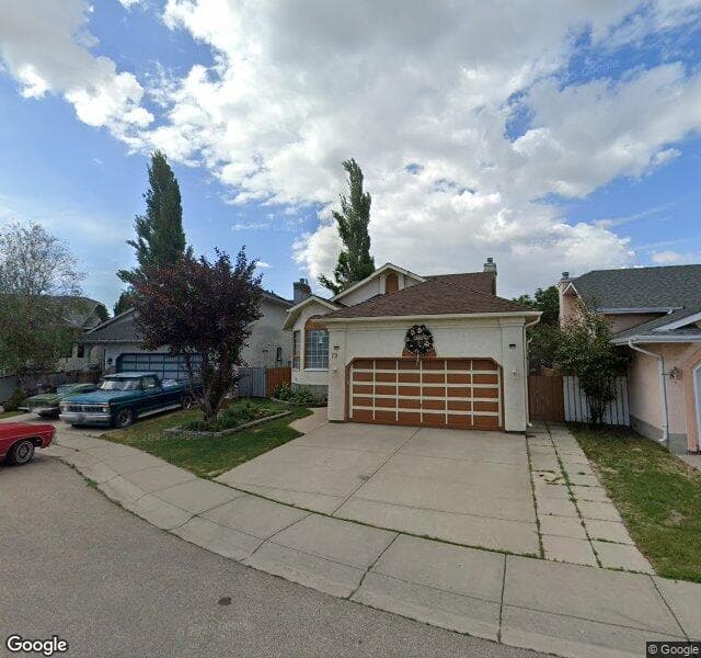 Street view of 79 Applewood Way SE, Calgary