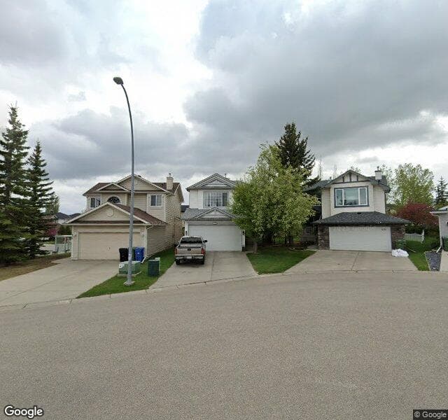 Street view of 434 Bridlewood Place SW, Calgary