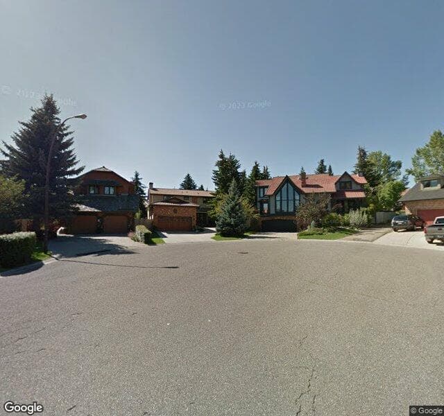 Street view of 320 Coach Grove Place SW, Calgary