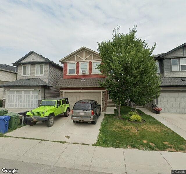 Street view of 251 Chaparral Valley Way SE, Calgary
