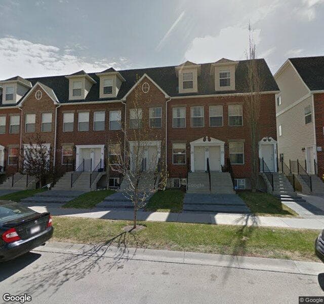 Street view of 21-29 Springborough Boulevard SW, Calgary
