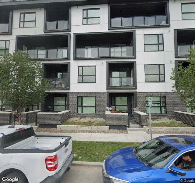 Street view of 203-235 Lebel Crescent NW, Calgary