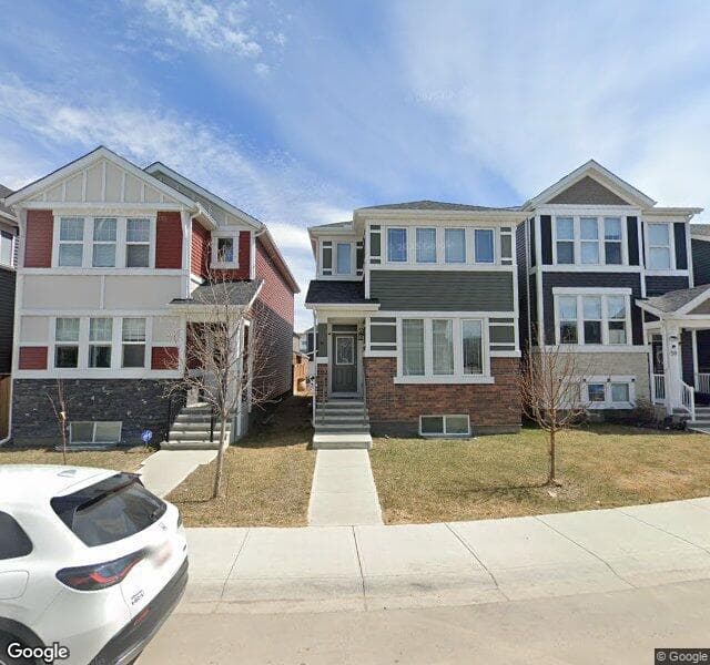 Street view of 46 Red Embers Crescent NE, Calgary