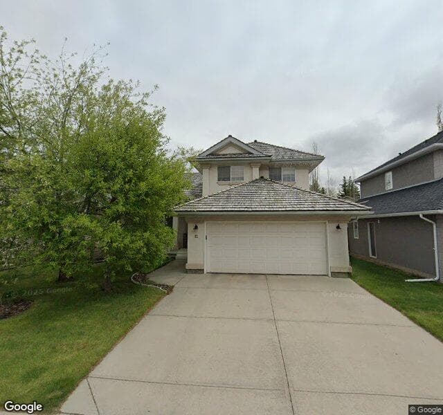 Street view of 12 Evergreen Close SW, Calgary