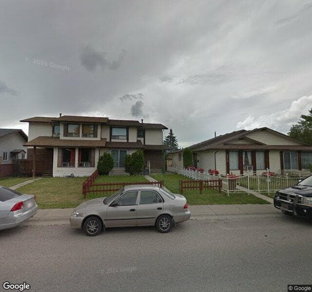 Street view of 3511 56 Street NE, Calgary
