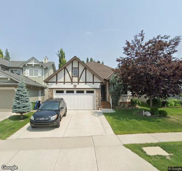 Street view of 18 Elgin Estates Grove SE, Calgary