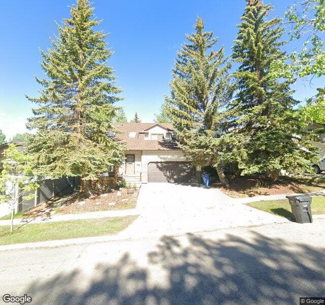 Street view of 103 Hawkwood Boulevard NW, Calgary