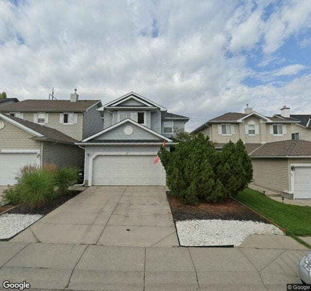 Street view of 91 Valley Crest Close NW, Calgary