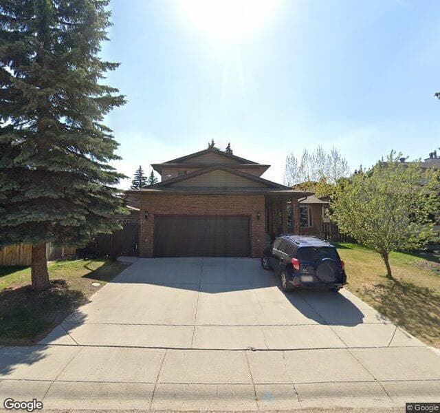 Street view of 320 Berkshire Place NW, Calgary