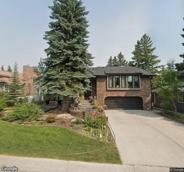 Street view of 640 Coach Grove Road SW, Calgary