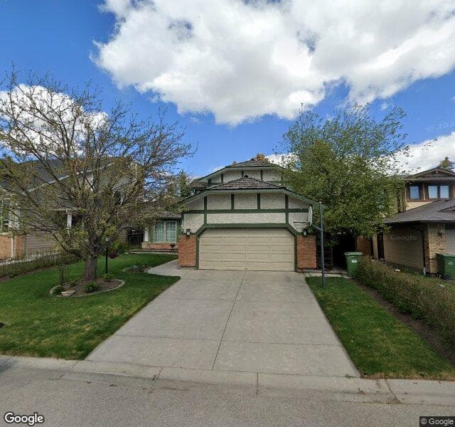 Street view of 147 Hawkview Manor Place NW, Calgary