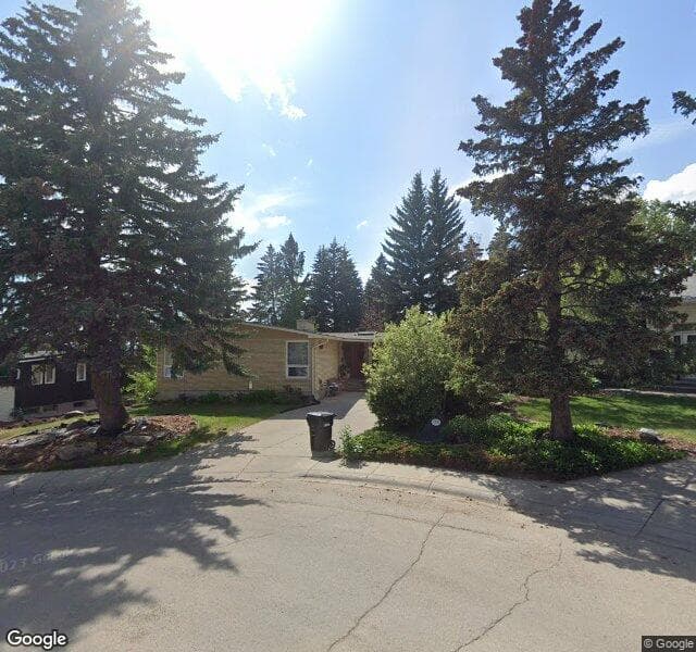 Street view of 3335 Barrett Place NW, Calgary
