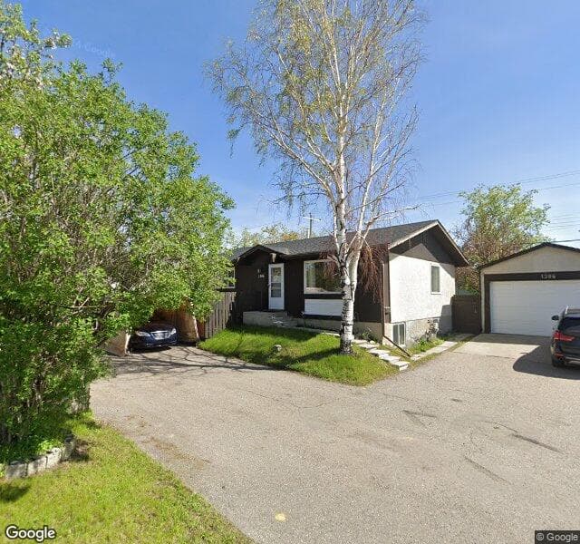 Street view of 1306 Olympia Drive SE, Calgary