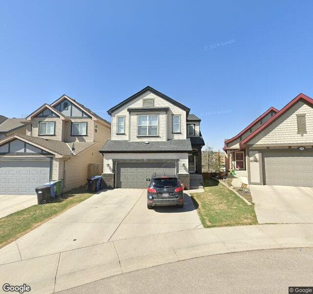 Street view of 58 Evansbrooke Terrace NW, Calgary